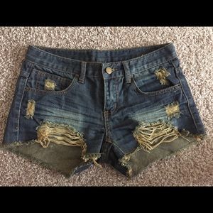 Destroyed shorts